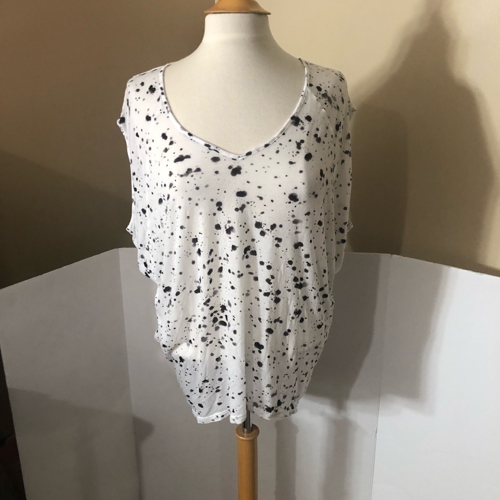 Michael Kors White with Black Spots Size M